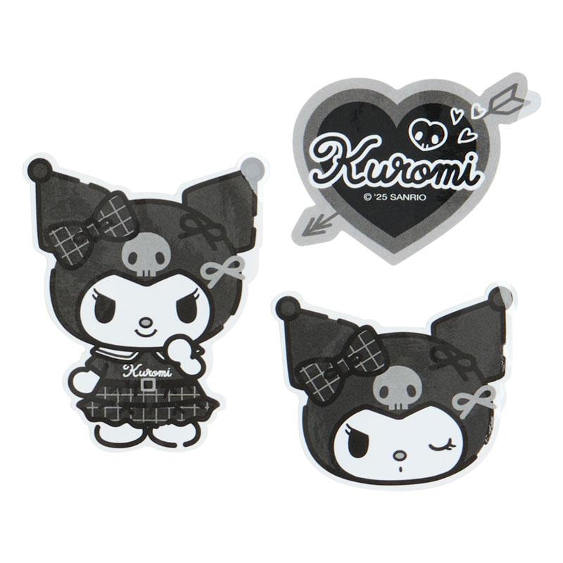 Kuromi Keychain Bag Charm Decoration set Monotone Sanrio Japan 2025