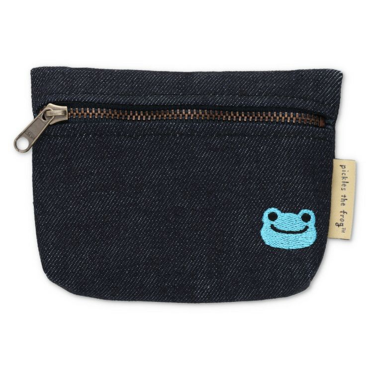 Pickles the Frog Okayama Denim Tissue Pouch Blue Japan 2024