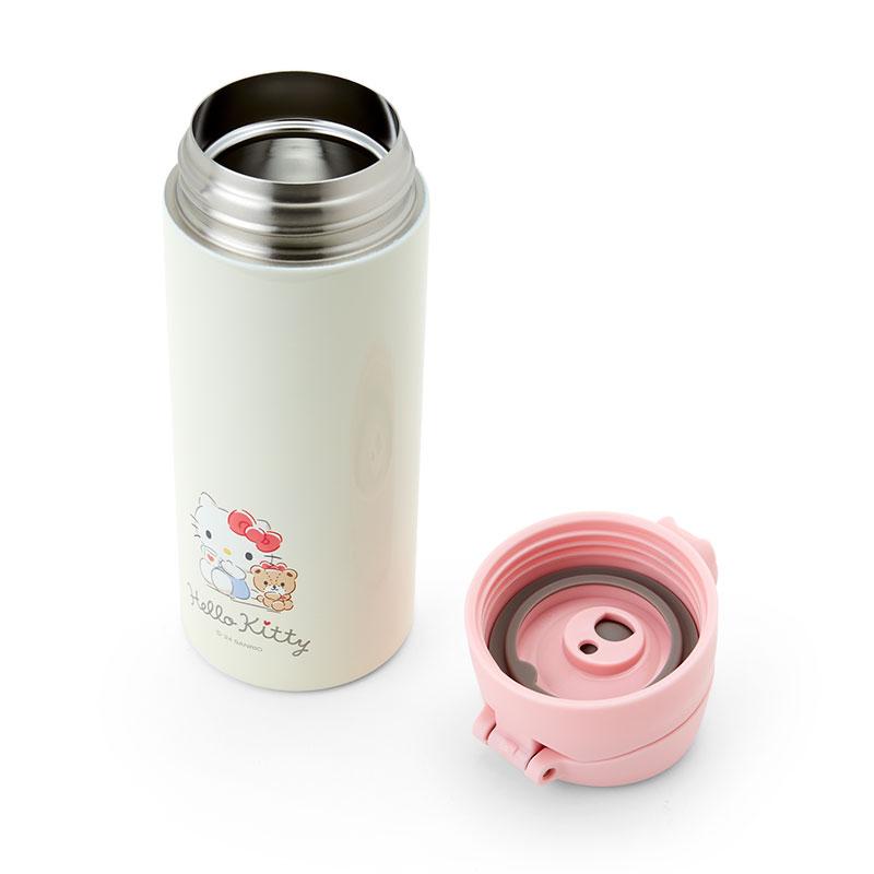 Hello Kitty Stainless Bottle 370ml Pink White Sanrio Japan