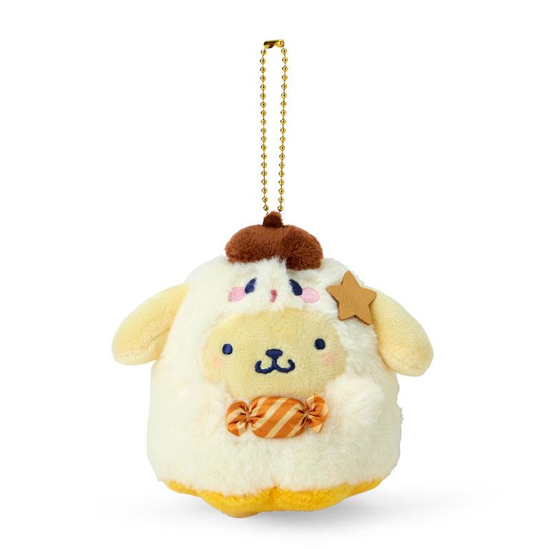 Pom Pom Purin Plush Mascot Holder Keychain Candy Ghost Sanrio Japan Halloween