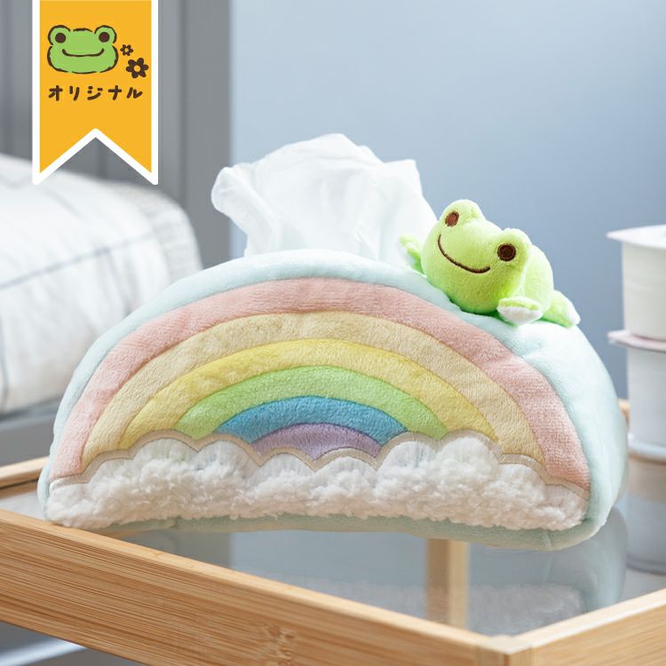 Pickles the Frog Tissue Box Cover Rainbow Japan 2025