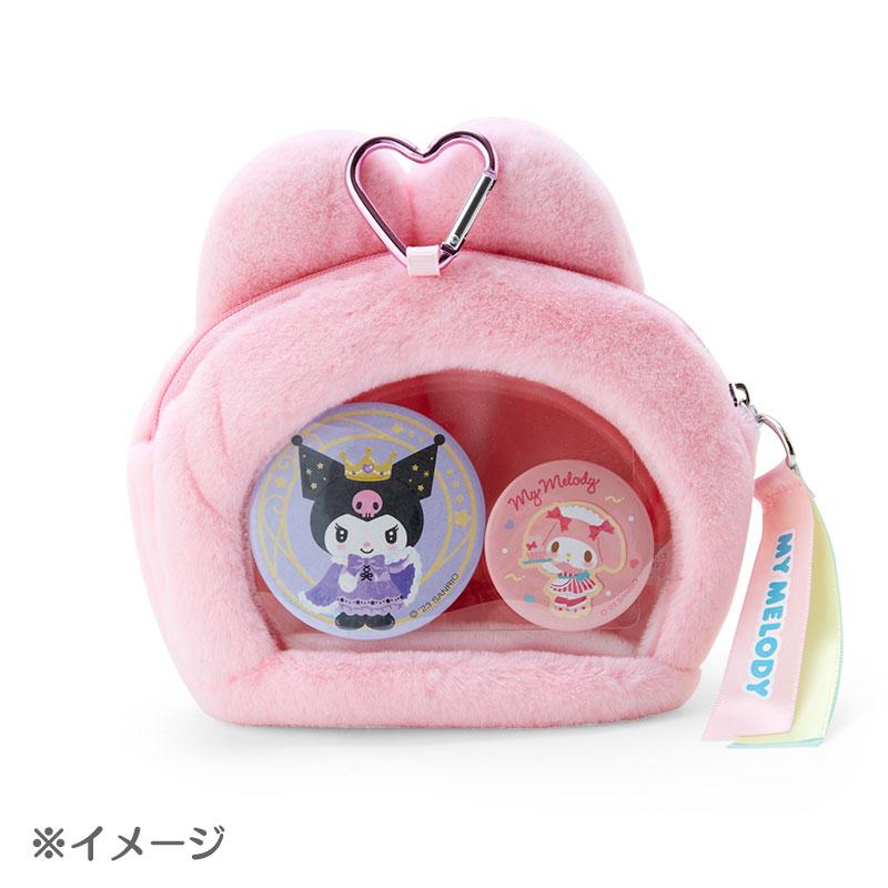 Kuromi Plush Face shape Pouch Window Grand Prize Sanrio Japan 2024