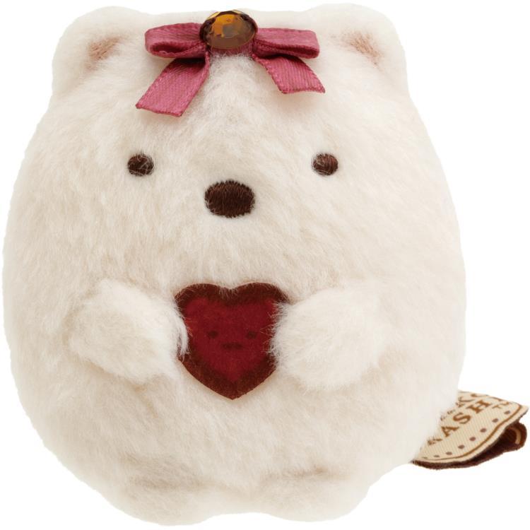 Sumikko Gurashi Shirokuma Bear mini Tenori Plush Doll Chocolate Fair San-X Japan