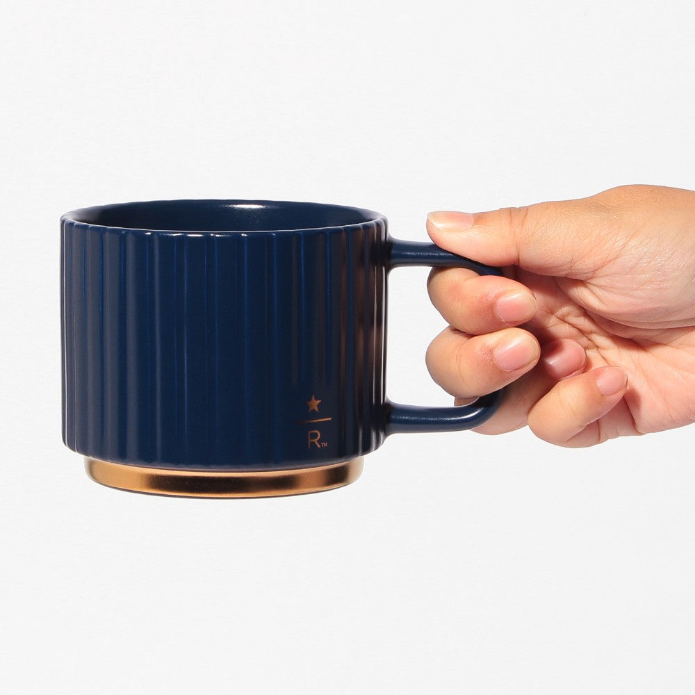 Starbucks Japan Reserve Striped Mug Cup Blue 355ml Christmas 2025