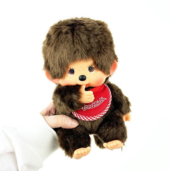 Monchhichi Doll M Boy Sit Premium Standard Brown Japan