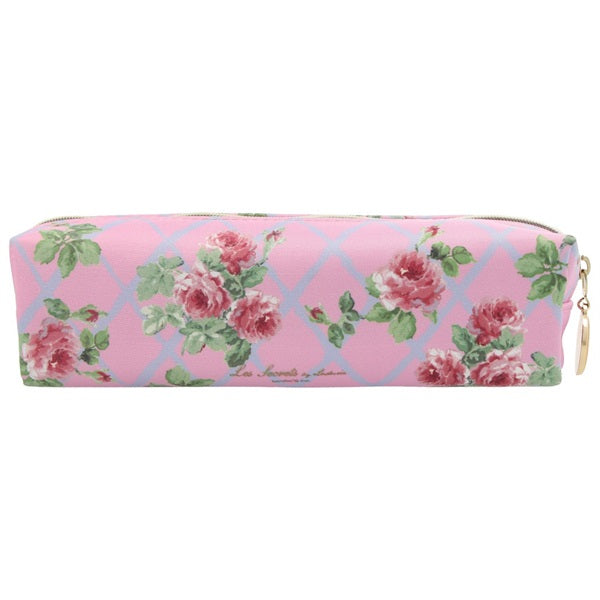 Laduree Pen Case Pencil Pouch Jardin Marie Antoinette Rose Pink Japan