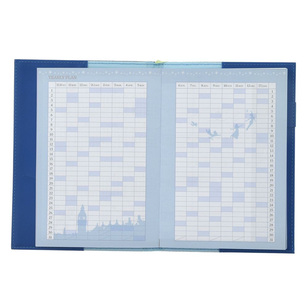 Peter Pan 2026 Schedule Book B6 Weekly Emboss Disney Store Japan