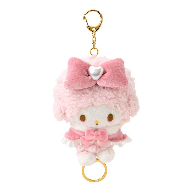My Sweet Piano Plush Mascot Holder Keychain with Reel Pink Sanrio Japan 2025