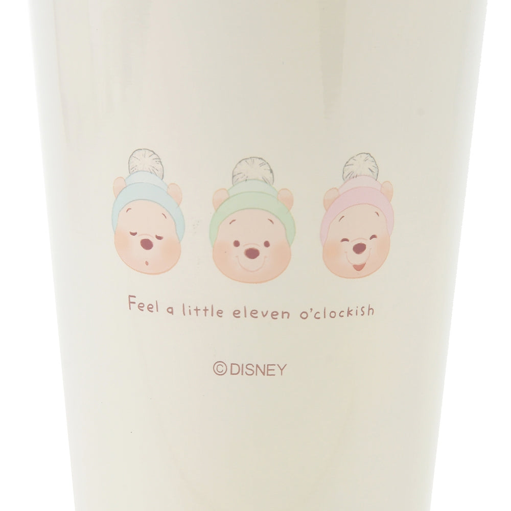 Winnie the Pooh Stainless Tumbler & Holder Strap White Pooh Disney Store Japan