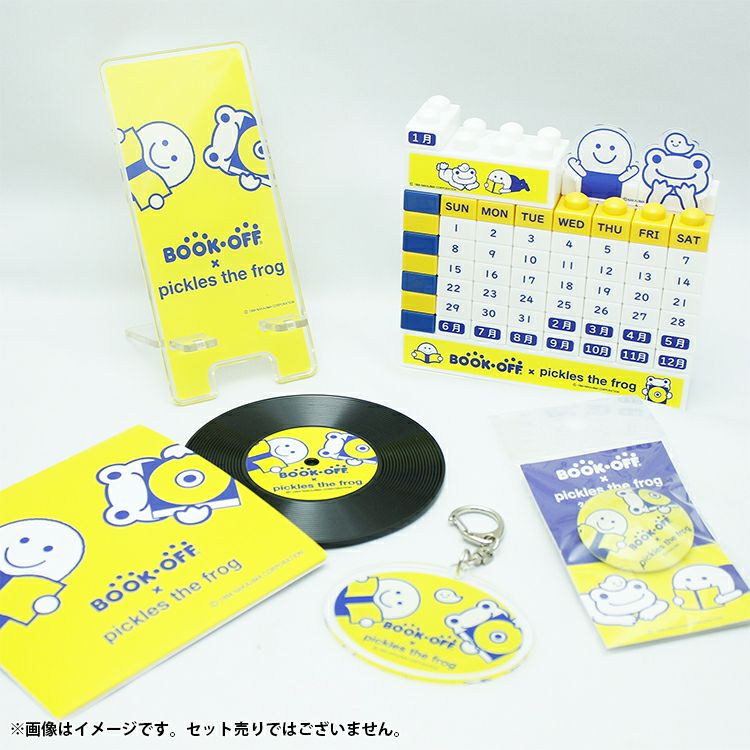 Pickles the Frog Block Perpetual Figure Calendar BOOKOFF Japan