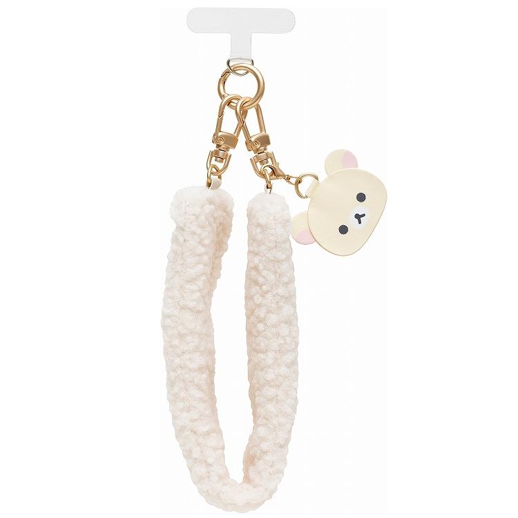 BASIC RILAKKUMA BOA Korilakkuma Smartphone Strap White San-X Japan 2025