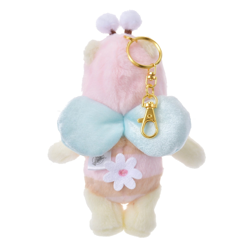 Winnie the Pooh Plush Keychain Pink HONEY DAY Disney Store Japan 2024