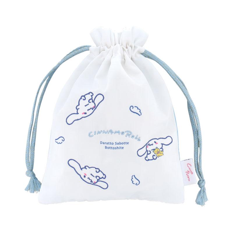 Cinnamoroll Drawstring Pouch COUCH POTATO Sanrio Japan 2025