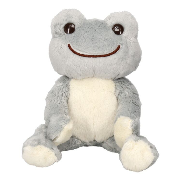 Pickles the Frog Pocket Plush Doll Cloud Gray Japan 2024