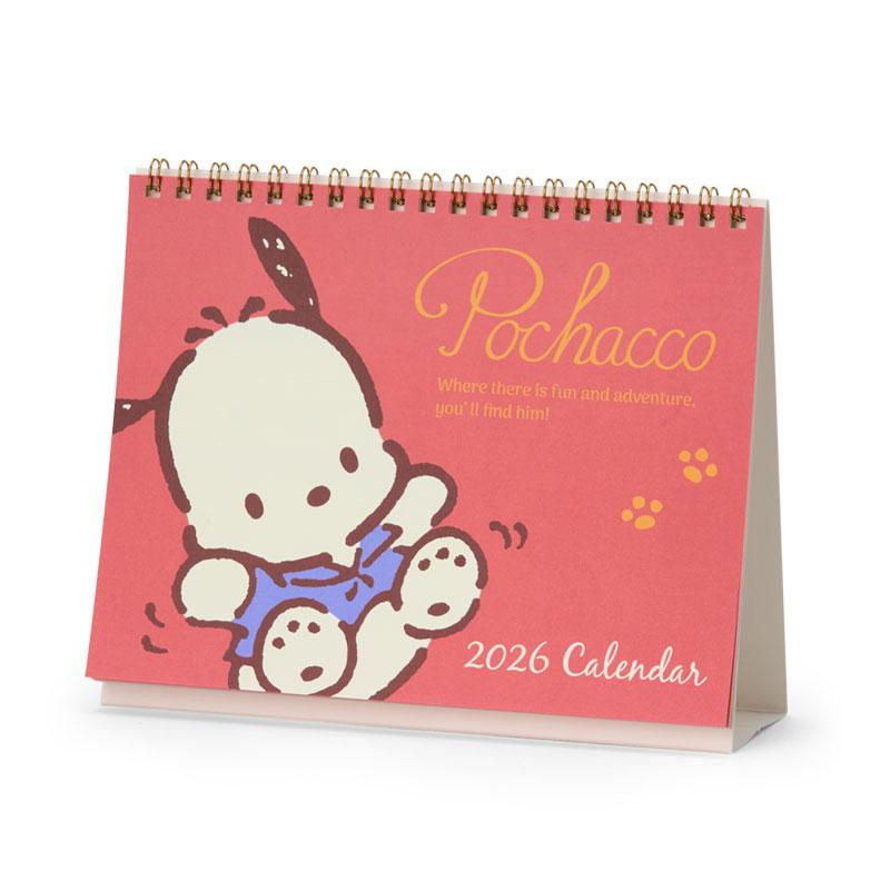 Pochacco Ring Calendar Desktop 2026 Sanrio Japan