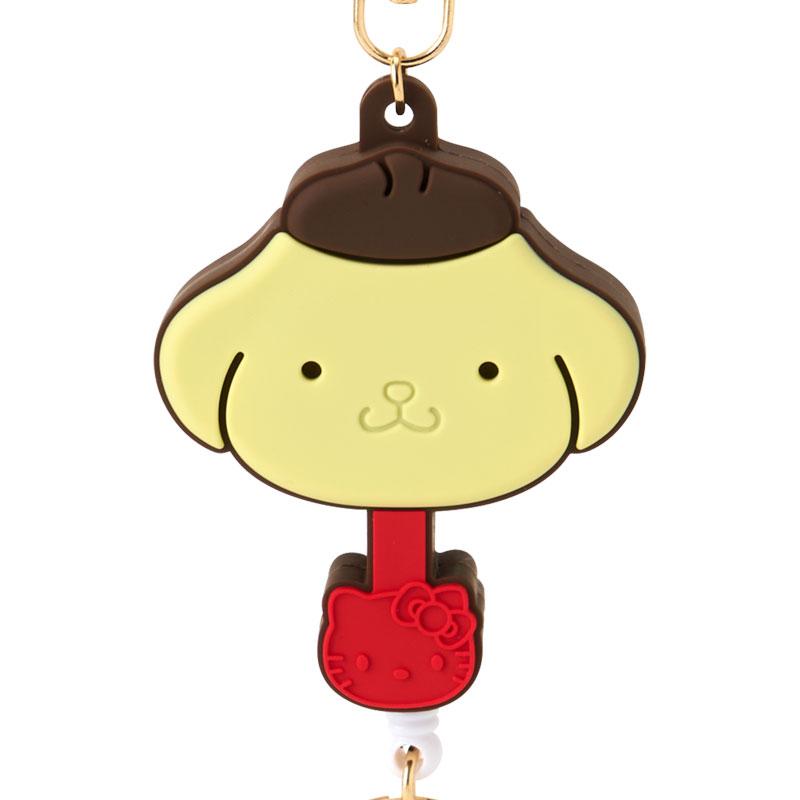 Pom Pom Purin Rubber Keychain Key Holder Sanrio Characters Chocolate Japan