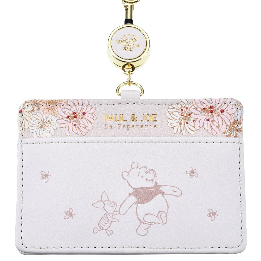 PAUL & JOE Winnie the Pooh Piglet ID Card Case Chrysanthemum Disney Store Japan