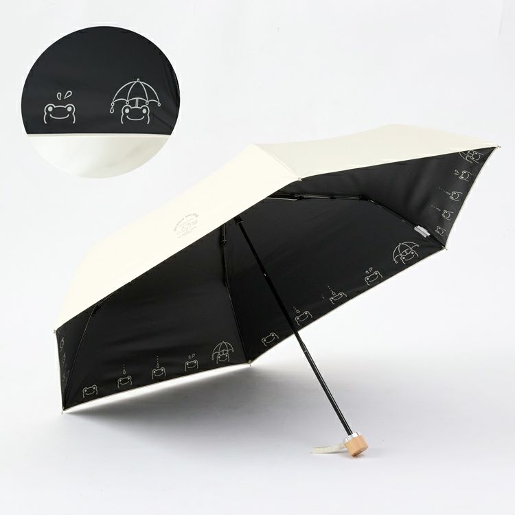 Pickles the Frog Folding Umbrella Drop Off White Japan 2025