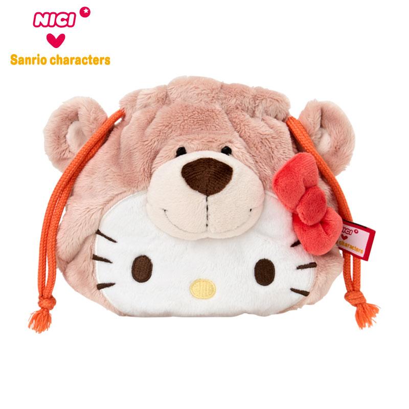 Hello Kitty Plush Pouch Face NICI Sanrio Japan 2025