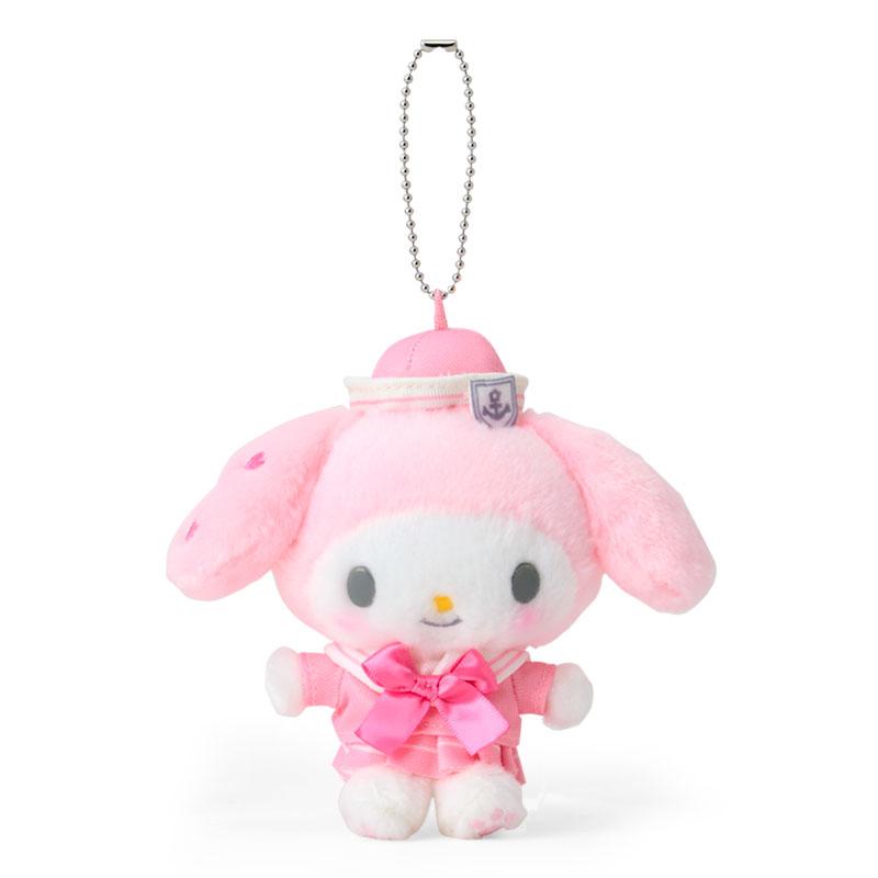 My Melody Plush Mascot Holder Keychain Sailor Collar Sanrio Japan 2025