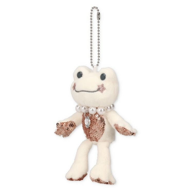 Pickles the Frog Plush Keychain USA JEWEL White Japan 2024