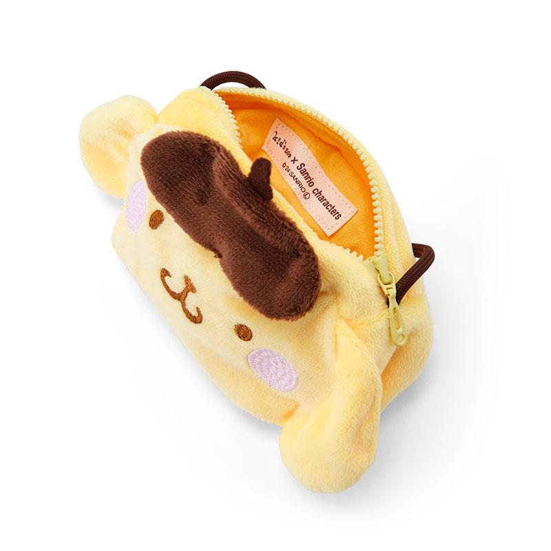 Pom Pom Purin Kids Plush Pochette Bag Face Shape Sanrio Japan