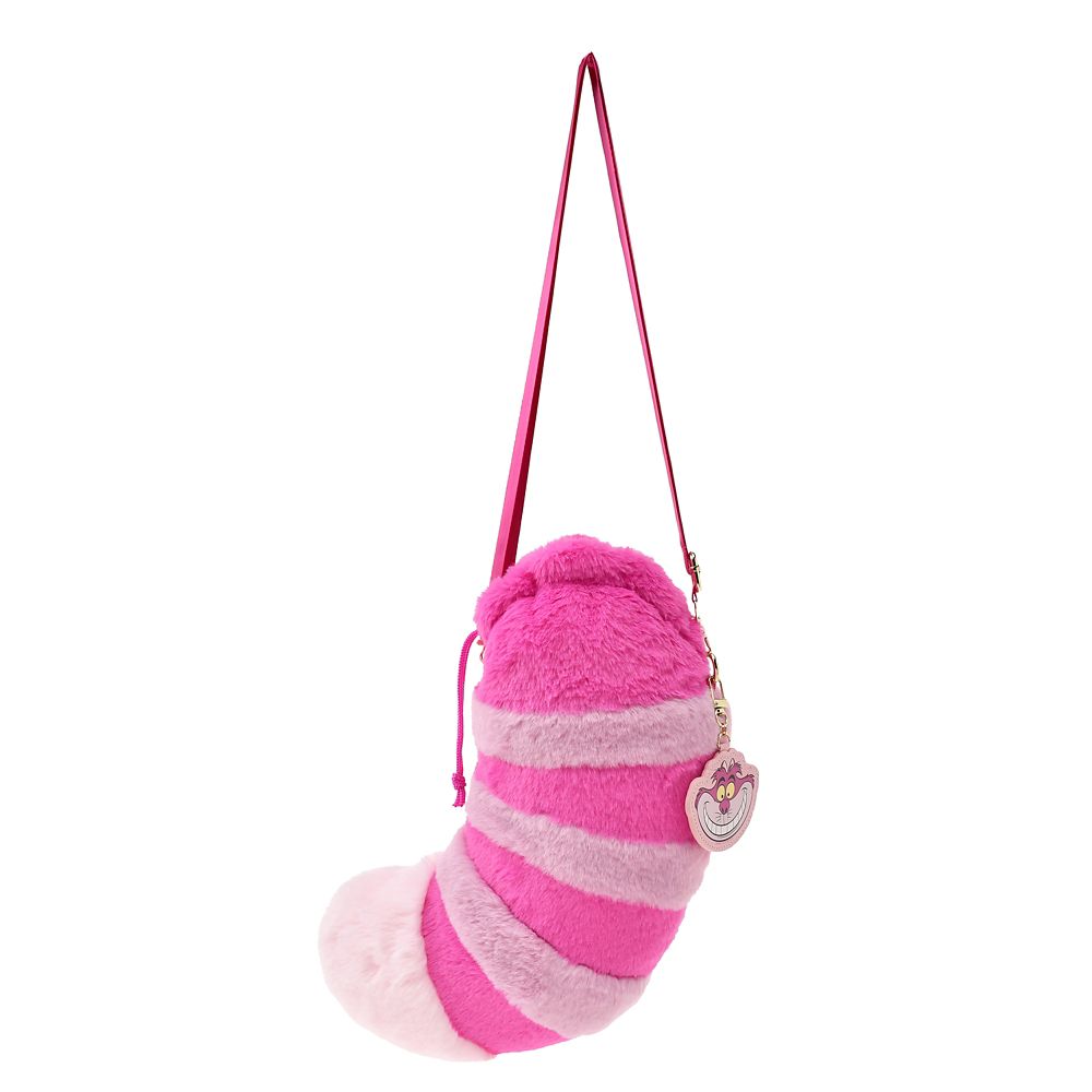 Alice in Wonderland Cheshire Cat Pochette Bag with Charm Pink Disney Store Japan
