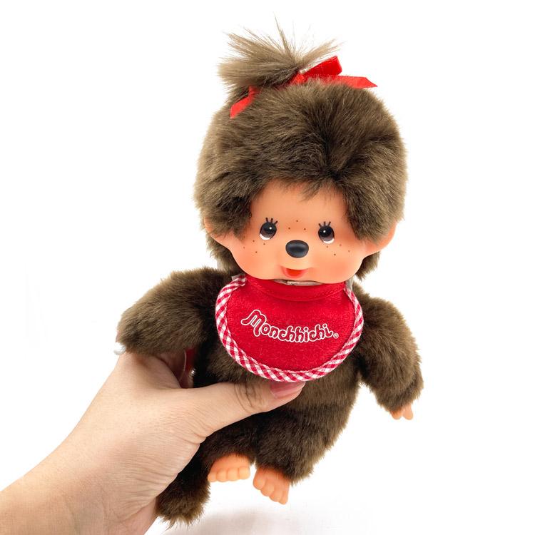 Monchhichi Doll S Girl Premium Standard Brown Japan