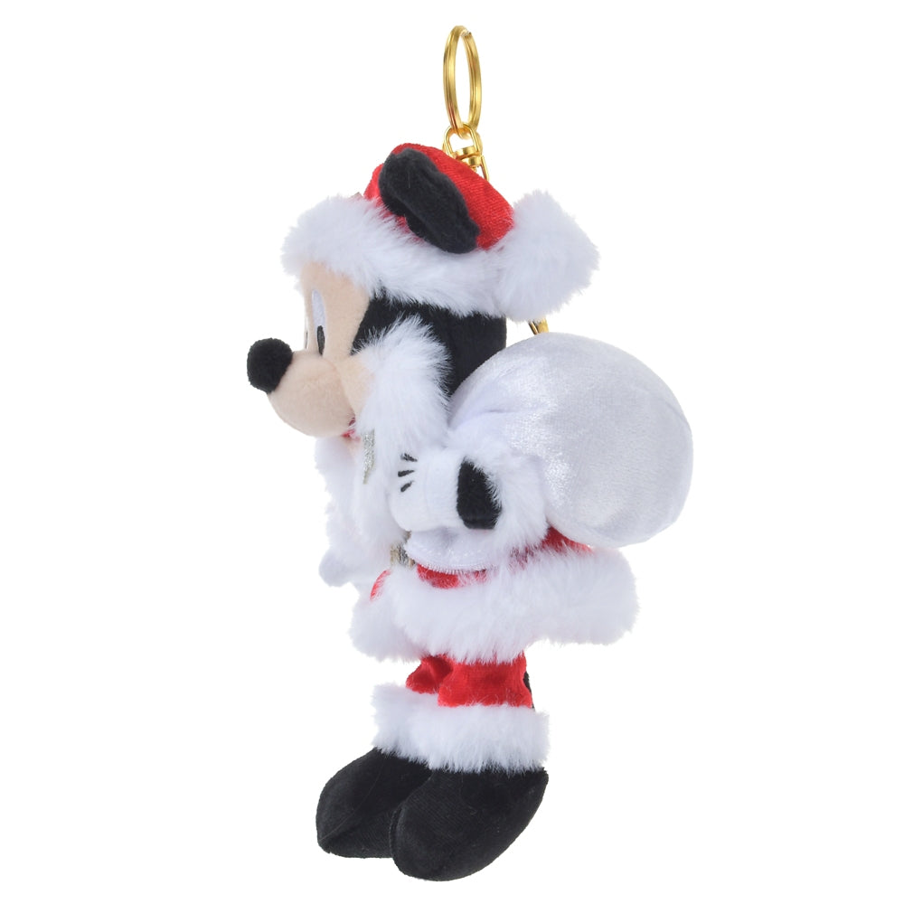 Mickey Plush Keychain Disney Store Japan Christmas 2024