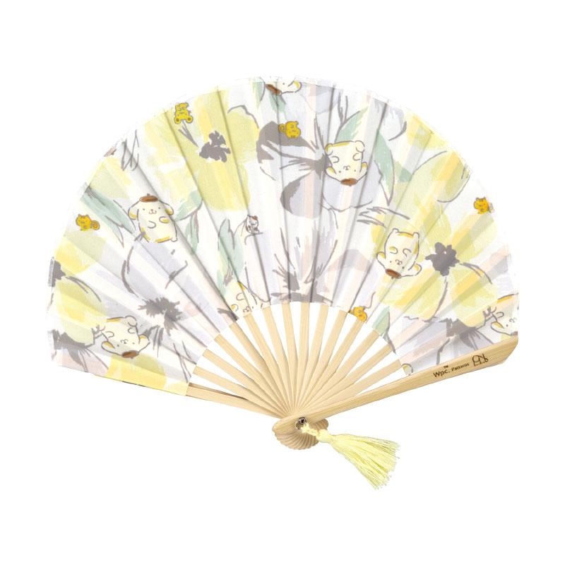 Pom Pom Purin Folding Hand Fan with Box Sanrio Japan 2025