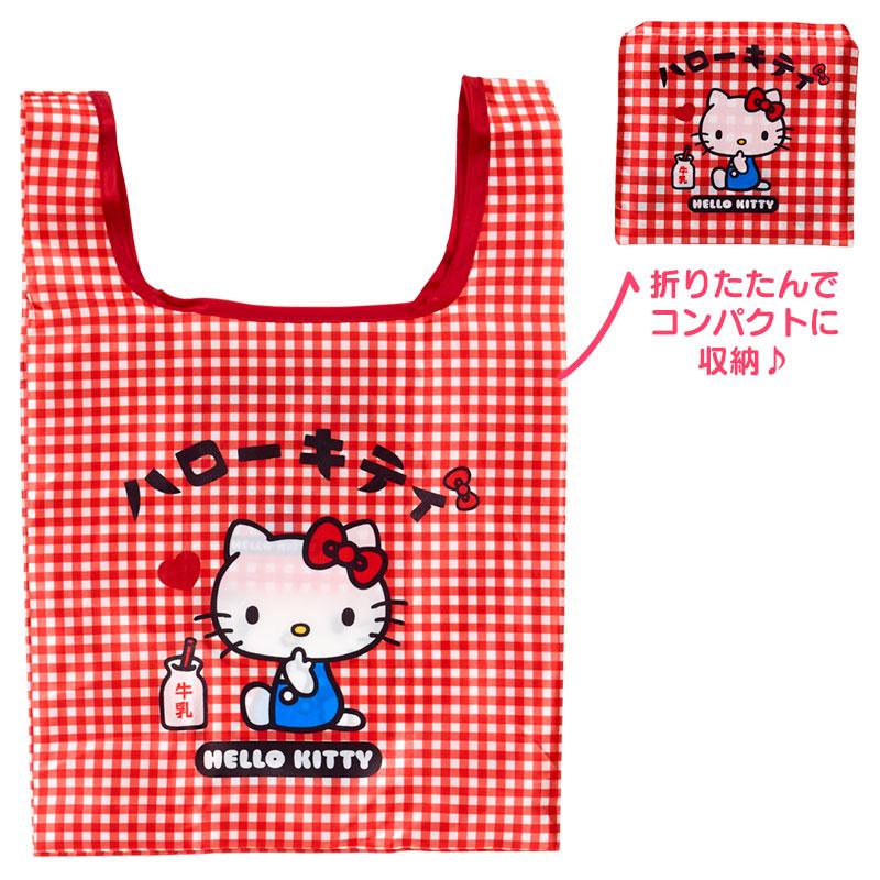 Hello Kitty Eco Shopping Tote Bag mini Red Sanrio Japan 2025