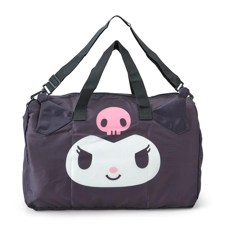 Kuromi Pockable Boston Bag Face Shape Sanrio Japan