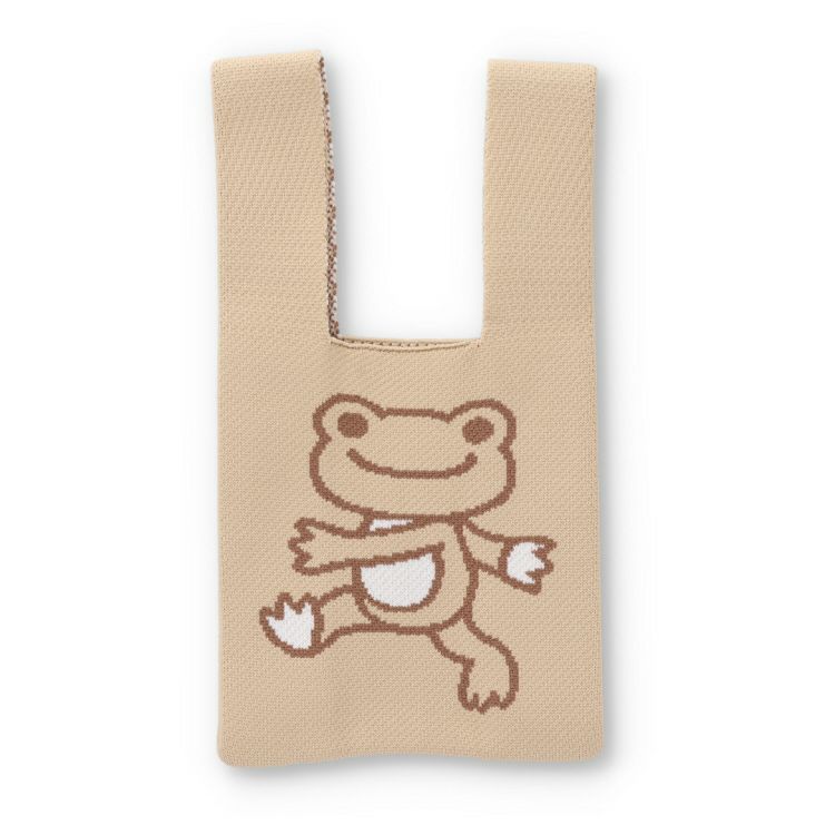 Pickles the Frog Knit Tote Bag Beige Japan 2024