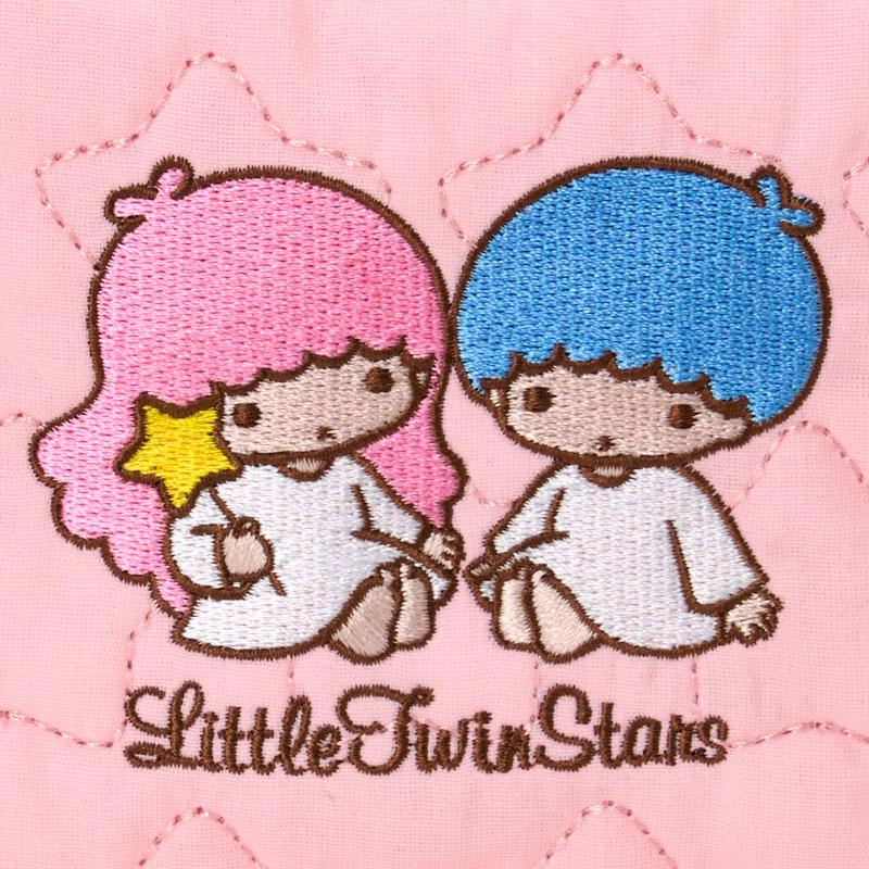 Little Twin Stars Kiki Lala Quilting Pouch Pink Sanrio Japan 2025