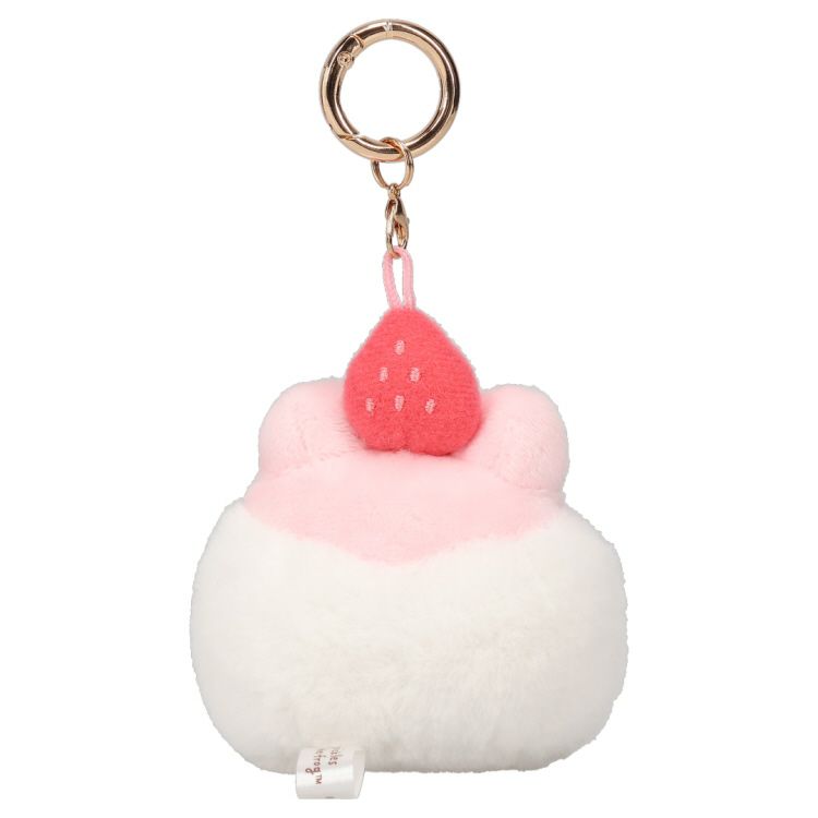 Pickles the Frog Plush Keychain Retro Cafe Strawberry Daifuku Japan 2025