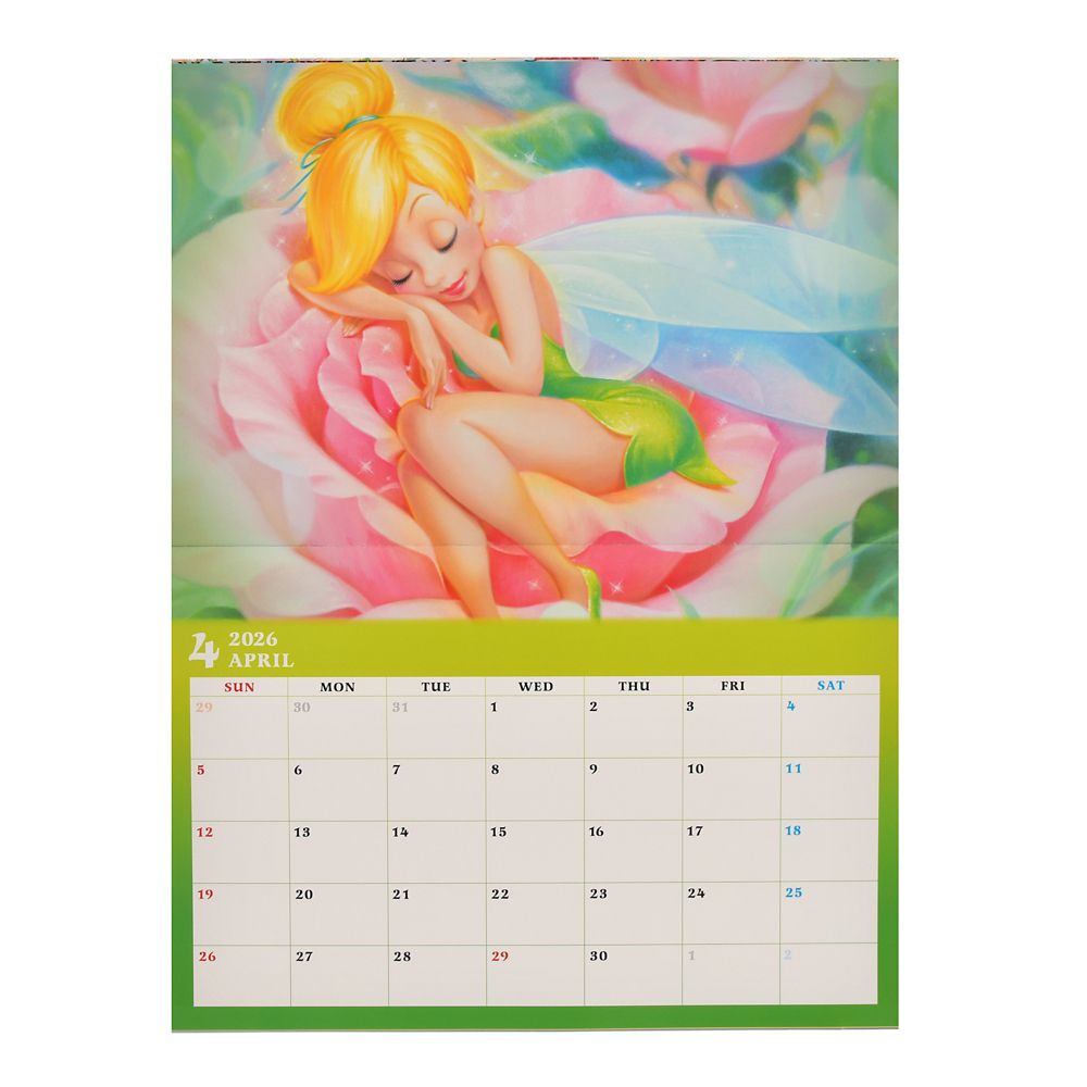 Disney characters Wall Calendar 2026 Disney Store Japan 2025
