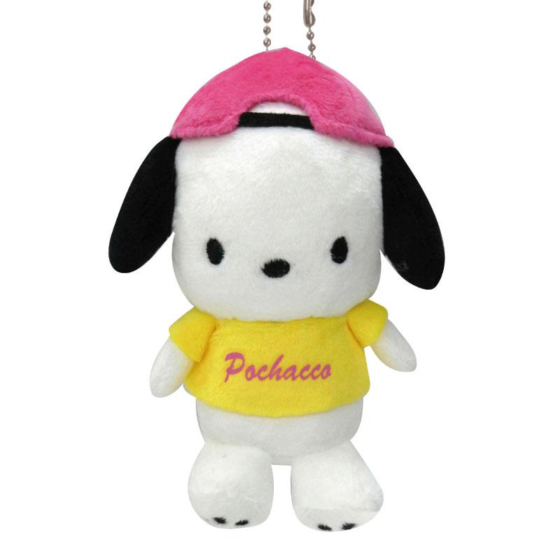 Pochacco Plush Mascot Holder Keychain Vintage Retro Sanrio Japan 2024