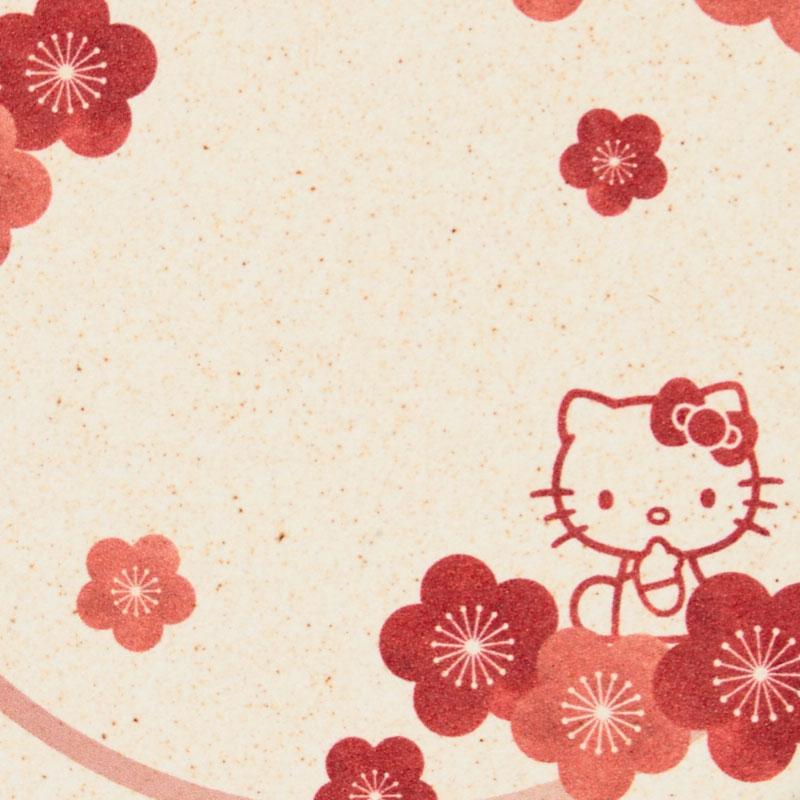 Hello Kitty Tachikichi Coaster Plum Shadow White Sanrio Japan 2025