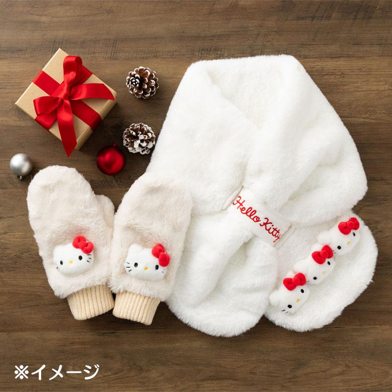 Cinnamoroll Faux Fur Mittens with Mascot Sanrio Japan 2025