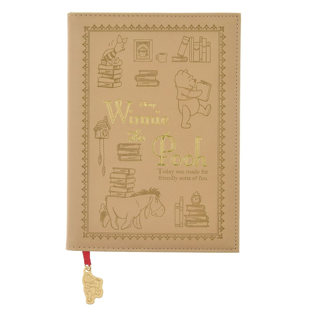Winnie the Pooh 2026 Schedule Book B6 Weekly Emboss Disney Store Japan