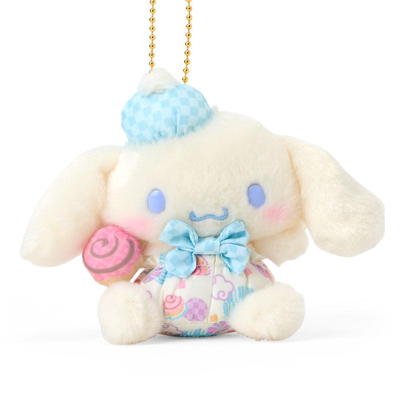 Cinnamoroll Plush Mascot Holder Keychain Nagomi Pastel Sanrio Japan