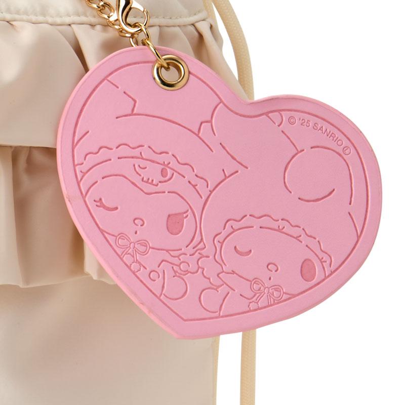 My Melody 50th & Kuromi 20th OUTDOOR 2Way Drawstring Shoulder Bag Sanrio Japan