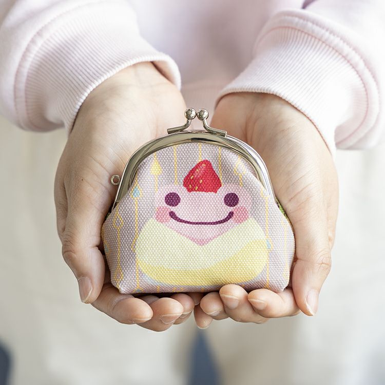 Pickles the Frog Clasp Pouch Retro Cafe Strawberry AYANOKOJI Japan 2025
