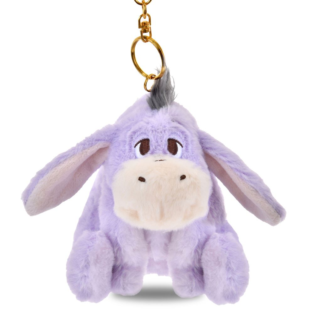 Eeyore 2WAY Snow Plush Keychain Reversible White Pooh Disney Store Japan 2025