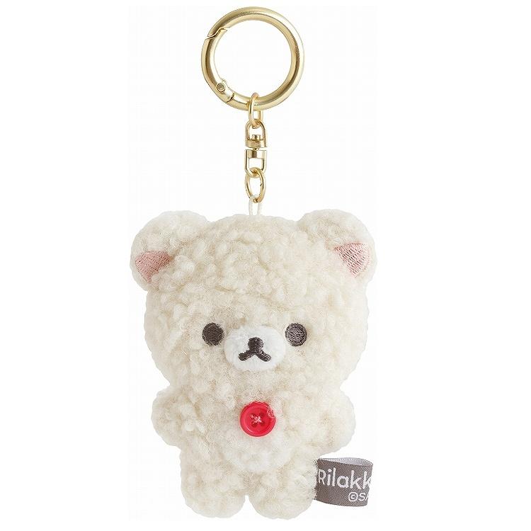 BASIC RILAKKUMA BOA Korilakkuma Plush Keychain San-X Japan 2025