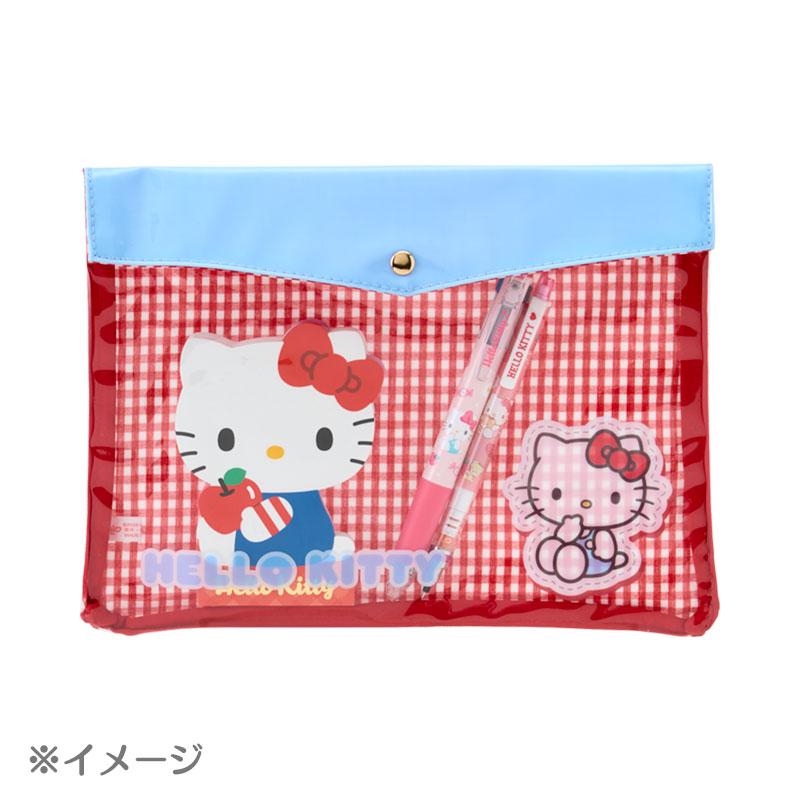Kuromi Clear Flat Pouch Sanrio Japan 2025