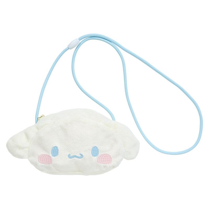 Cinnamoroll Kids Plush Pochette Bag Face Shape Sanrio Japan