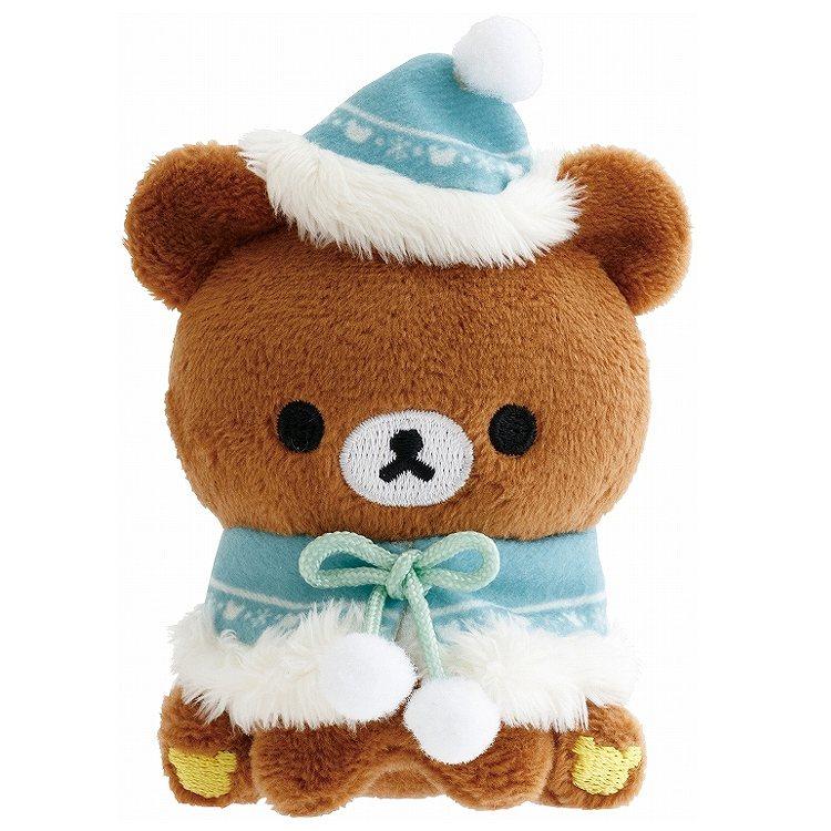 Chairoikoguma mini Tenori Plush Doll San-X Japan Christmas 2025 Rilakkuma