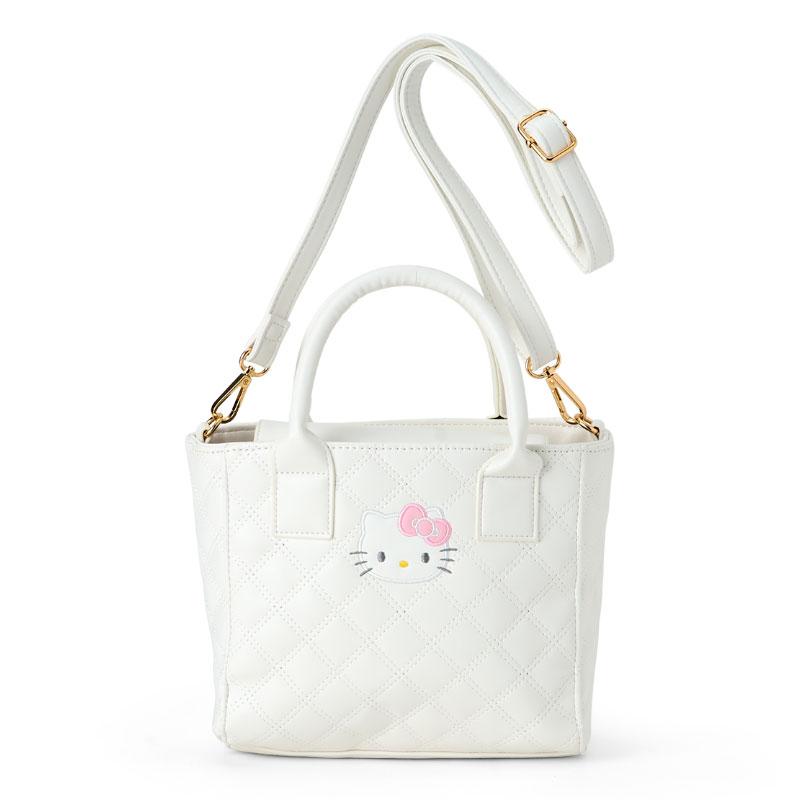 Hello Kitty Quilt 2WAY Shoulder mini Tote Bag Sanrio Japan 2024