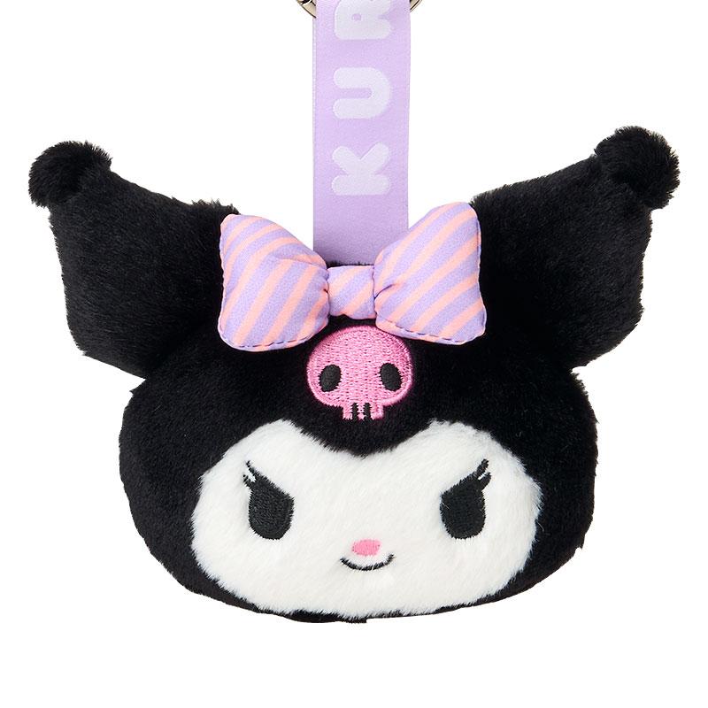 Kuromi Plush Keychain Face Tag Sanrio Japan 2025